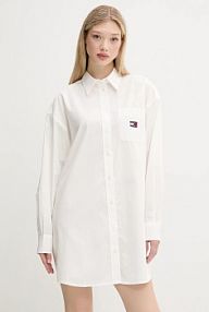 Sukienka mini Tommy Jeans  biała DW0DW21122