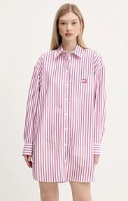 Sukienka mini Tommy Jeans  różowa DW0DW21122