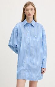 Sukienka mini Tommy Jeans  niebieska DW0DW21122