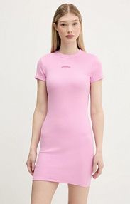 Sukienka mini Tommy Jeans  różowa DW0DW21186