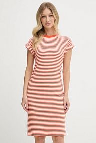 Sukienka mini Tommy Hilfiger  pomarańczowa WW0WW45804