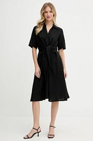 Sukienka mini Tommy Hilfiger  czarna WW0WW45836