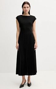 Sukienka maxi Tommy Hilfiger  czarna WW0WW44491