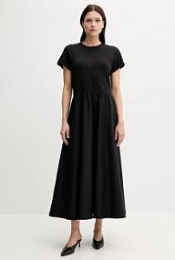 Sukienka maxi Tommy Hilfiger  czarna WW0WW46711