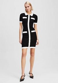 Sukienka mini Karl Lagerfeld  czarna A3W13036