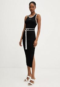 Sukienka midi Karl Lagerfeld  czarna A3W13039