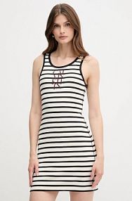 Sukienka mini Calvin Klein Jeans  beżowa LV044C242G