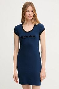 Sukienka mini Calvin Klein Jeans  granatowa LV047C259G