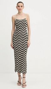 Sukienka maxi Guess  czarna W5YK0V.Z0192