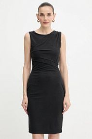 Sukienka midi Guess  czarna W5YK27.KAQL2