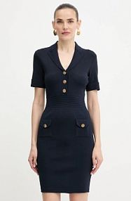 Sukienka mini Guess  granatowa W5YK29.Z0130