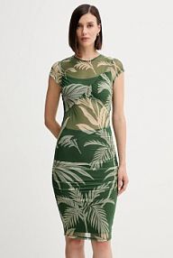 Sukienka mini Guess  zielona W5YK66.KBAH2