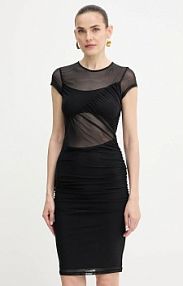 Sukienka mini Guess  czarna W5YK66.KBAH2