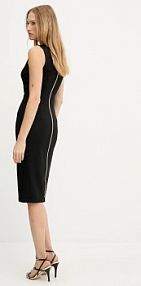 Sukienka midi Marciano Guess  czarna 5YGK30.7160A