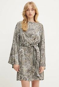 Sukienka mini Marciano Guess  brązowa 5YGK40.7298A