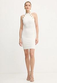 Sukienka mini Marciano Guess  beżowa 5YGK61.5881Z