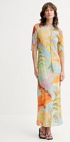 Sukienka maxi Never Fully Dressed  niebieska NFDDR2959