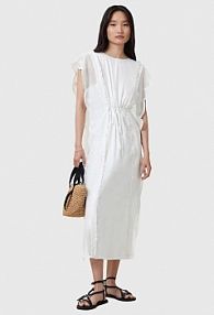 Sukienka midi AllSaints  biała W197DC