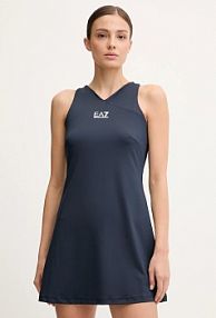 Sukienka mini EA7 Emporio Armani  granatowa AF14524.7W000