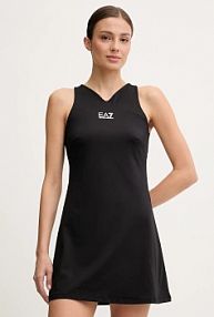 Sukienka mini EA7 Emporio Armani  czarna AF14524.7W000