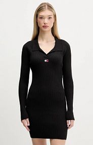 Sukienka mini Tommy Jeans  czarna DW0DW22183