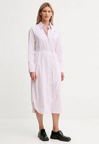 Sukienka midi Kenzo  różowa FF62RO4049LU