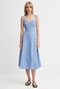 Sukienka midi Levi's  niebieska 003PR