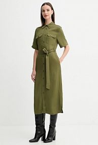 Sukienka midi Gant  zielona 4503438