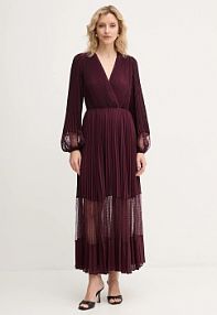 Sukienka maxi Twinset  fioletowa 252TP2641