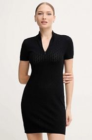 Sukienka mini Calvin Klein Jeans  czarna LV044D309G