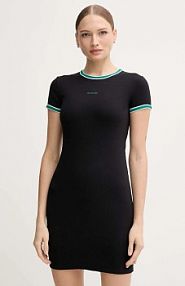 Sukienka mini Calvin Klein Jeans  czarna LV047D202G