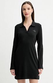 Sukienka mini Calvin Klein Jeans  czarna LV047D214G