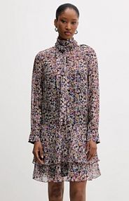 Sukienka mini Liu Jo  fioletowa MF5001.T2559