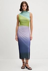 Sukienka maxi Desigual  fioletowa 25WWVK18