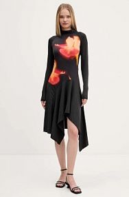 Sukienka mini Desigual  czarna 25WWVK40