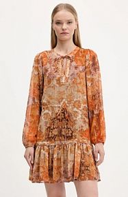 Sukienka mini Desigual  pomarańczowa 25WWVW18