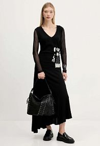 Sukienka maxi Desigual  czarna 25WWVW26