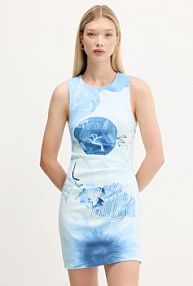 Sukienka mini Desigual  niebieska 25WWVW31