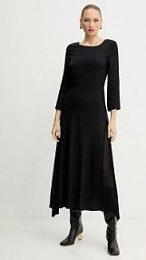 Sukienka maxi Karl Lagerfeld  czarna A4W13037
