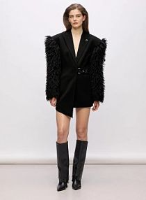 Sukienka mini Karl Lagerfeld  czarna A4W13061