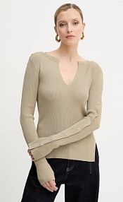 Sweter PATRIZIA PEPE  beżowy damski 8K0328.K280