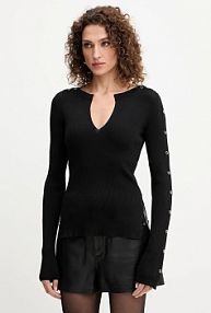 Sweter PATRIZIA PEPE  czarny damski 8K0328.K280