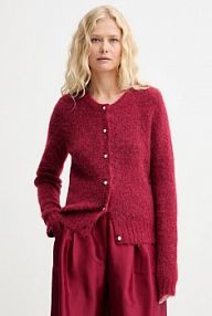 Kardigan MUNTHE  bordowy 252160025272