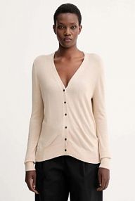 Kardigan Calvin Klein  beżowy LV044C346G