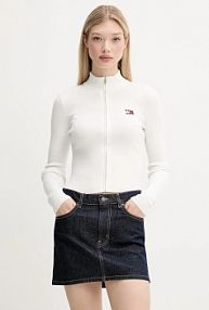 Kardigan Tommy Jeans  biały DW0DW20967