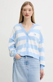 Kardigan Tommy Jeans  niebieski DW0DW20968