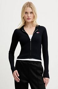 Kardigan Tommy Jeans  czarny DW0DW20974