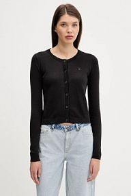 Kardigan Tommy Jeans  czarny DW0DW20976