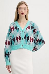 Kardigan Tommy Jeans  turkusowy DW0DW21180