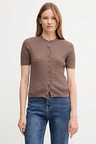 Kardigan Tommy Hilfiger  brązowy WW0WW45707